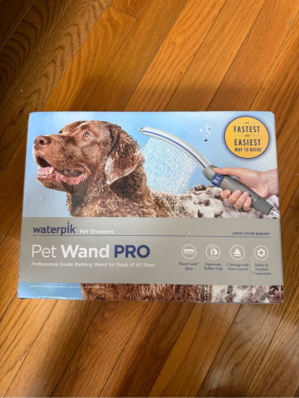 NIB Waterpik Pet Showers Pet Wand Pro